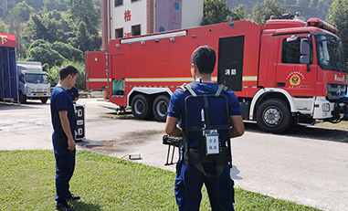 無(wú)人機(jī)信號(hào)通過雷神3號(hào)傳到指揮部